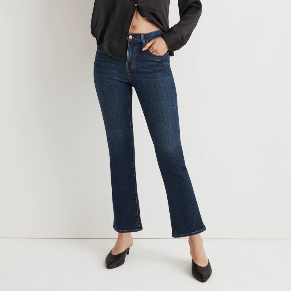 Madewell Mid-Rise Kick Out Jeans in Colleton Wash
